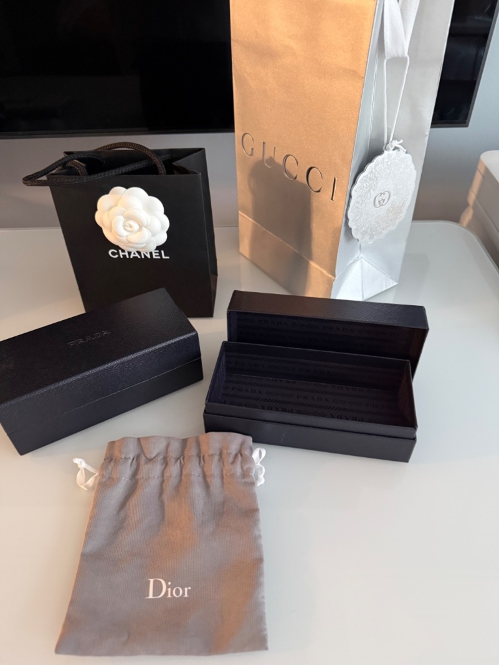 Chanel & Gucci Gift Bags & more!